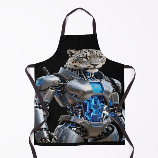 Artikelvorschau, Schneeleopard Cyborg Futuristische Mecha-Krieger-Kunst entworfen und verkauft von ItzLacarth.