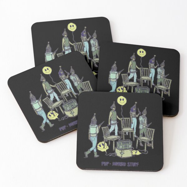Item preview, PUP Band Morbid Stuff Party Game Illustration designed and sold by billyawoodwrd.