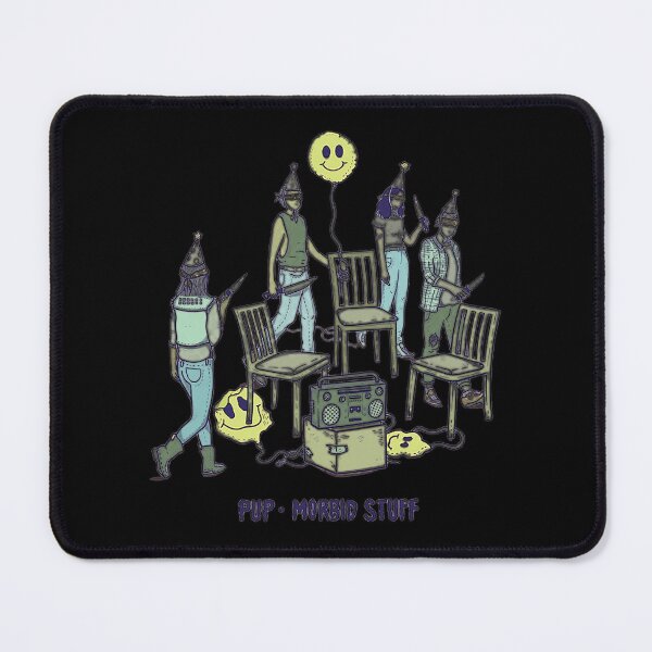 Item preview, PUP Band Morbid Stuff Party Game Illustration designed and sold by billyawoodwrd.