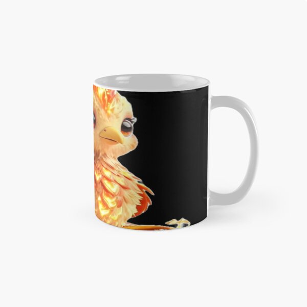 Item preview, Cute Baby Phoenix Bird in Golden Nest designed and sold by ItzLacarth.