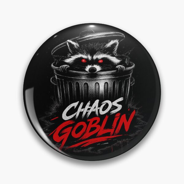 Item preview, Chaos Goblin Raccoon — ADHD Trash Panda Design designed and sold by VibeOffline Studio.