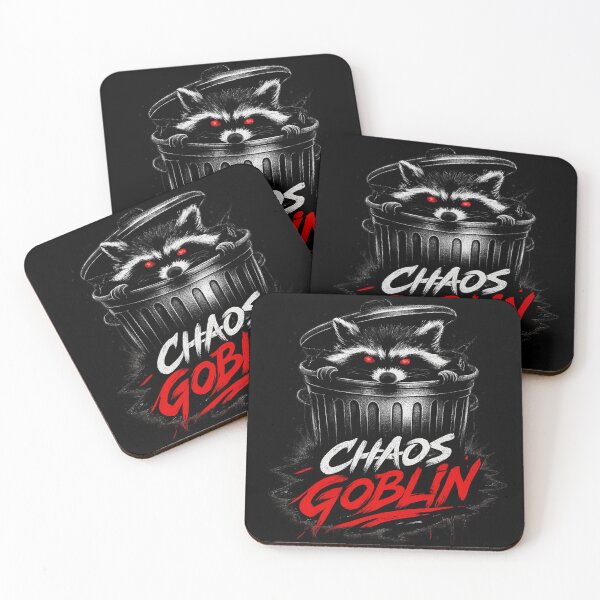 Item preview, Chaos Goblin Raccoon — ADHD Trash Panda Design designed and sold by VibeOffline Studio.