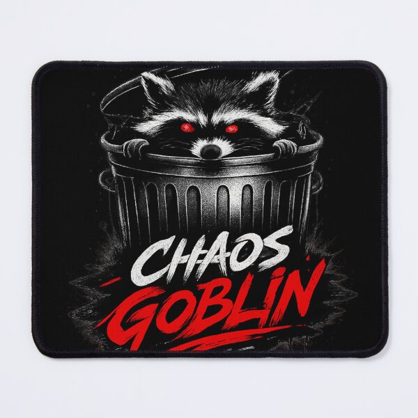 Item preview, Chaos Goblin Raccoon — ADHD Trash Panda Design designed and sold by VibeOffline Studio.