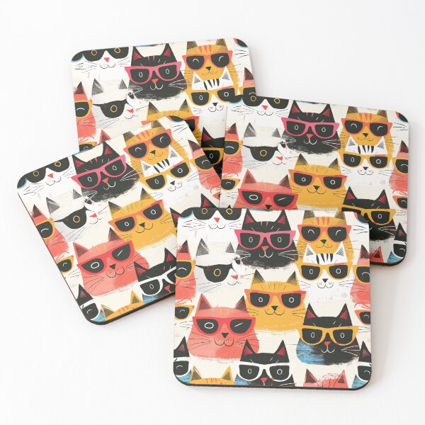 Item preview, Quirky Cats designed and sold by bubblyrainbow.