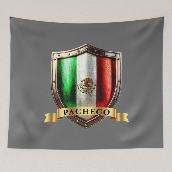 Item preview, Pacheco Mexico Family Name Shield designed and sold by Highlandkings.