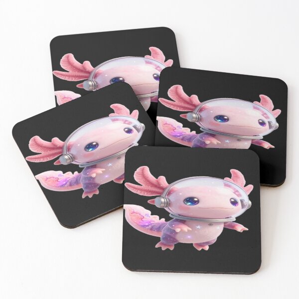 Item preview, Cute Galaxy Axolotl Astronaut in Space Helmet designed and sold by ItzLacarth.