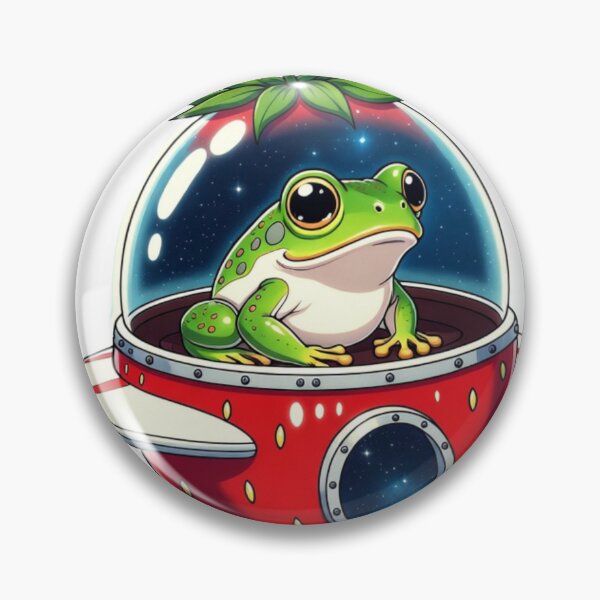 Item preview, Frog Traveling Solo in Single-Seat Spaceship | Fun Product Collection designed and sold by Bittor18.