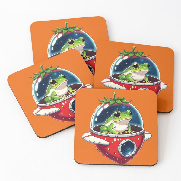 Item preview, Frog Traveling Solo in Single-Seat Spaceship | Fun Product Collection designed and sold by Bittor18.
