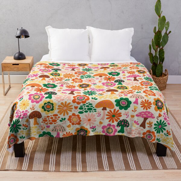 Item preview, Woodland Mushrooms and Wildflowers designed and sold by Carrie Cantwell Art.