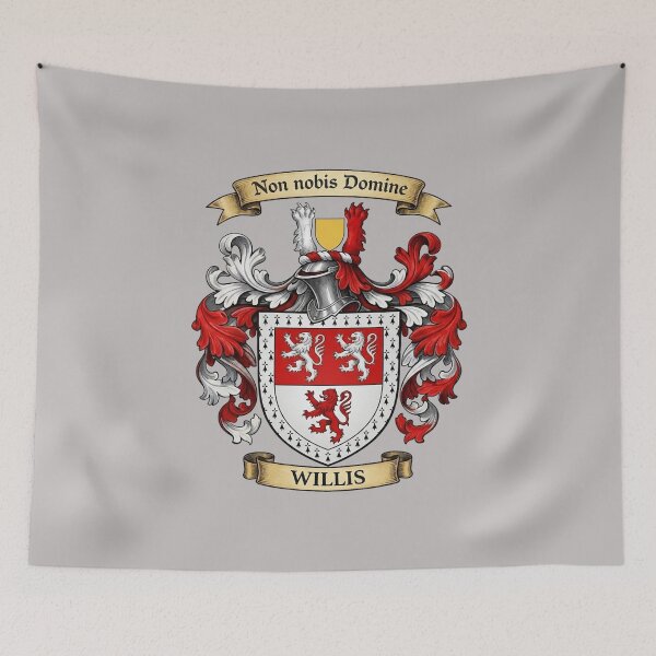 Item preview, The Willis Family Coat of Arms designed and sold by BagTown Clans.