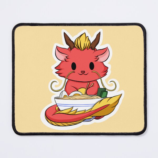 Item preview, Dragon with Ramen designed and sold by NatJustDoodles.