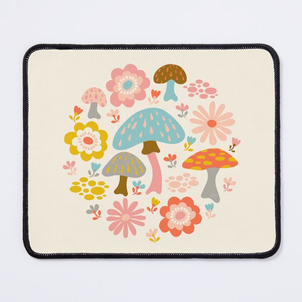 Item preview, Woodland Mushrooms and Wildflowers designed and sold by Carrie Cantwell Art.