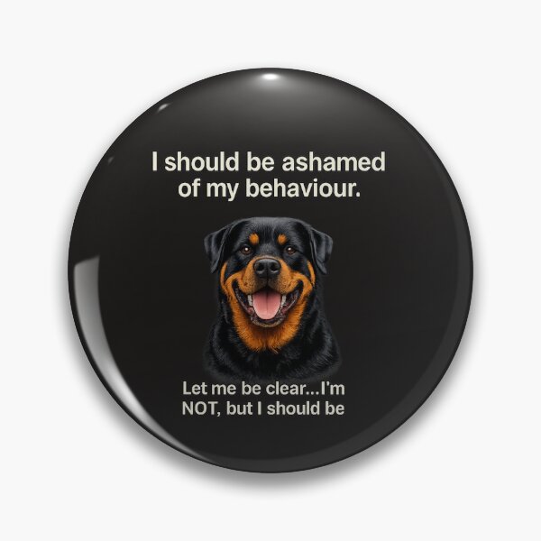 Item preview, Ashamed Rottweiler designed and sold by 123ks.