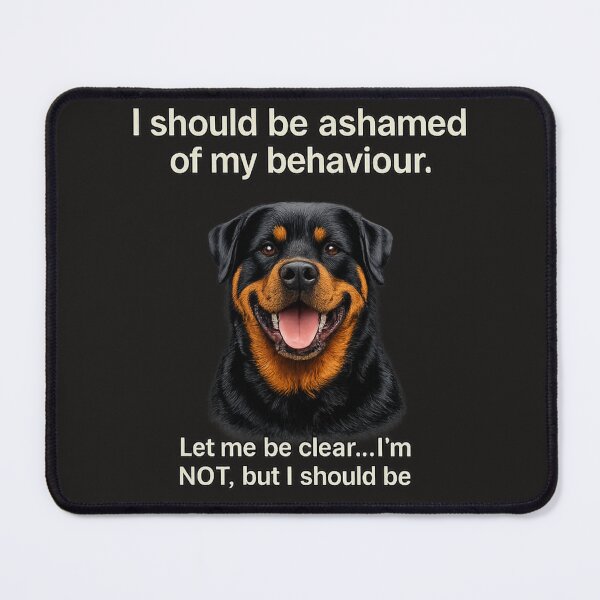 Item preview, Ashamed Rottweiler designed and sold by 123ks.