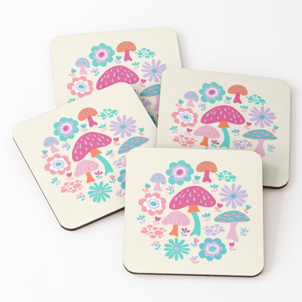 Item preview, Woodland Mushrooms and Wildflowers designed and sold by Carrie Cantwell Art.