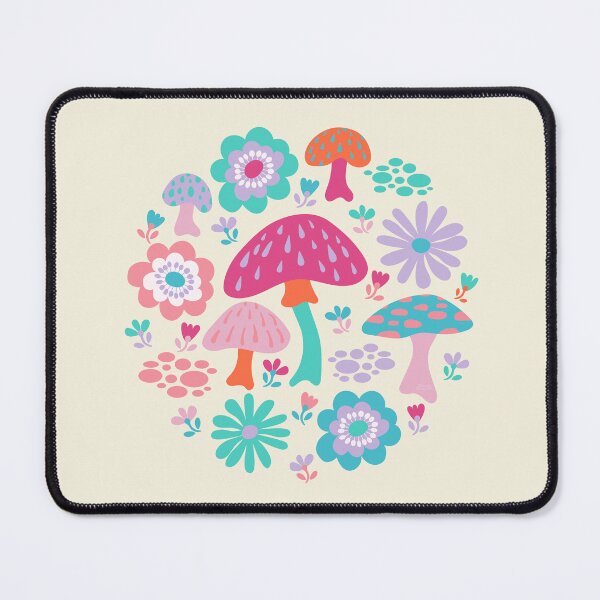 Item preview, Woodland Mushrooms and Wildflowers designed and sold by Carrie Cantwell Art.