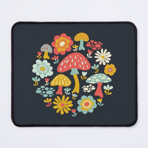 Item preview, Woodland Mushrooms and Wildflowers designed and sold by Carrie Cantwell Art.