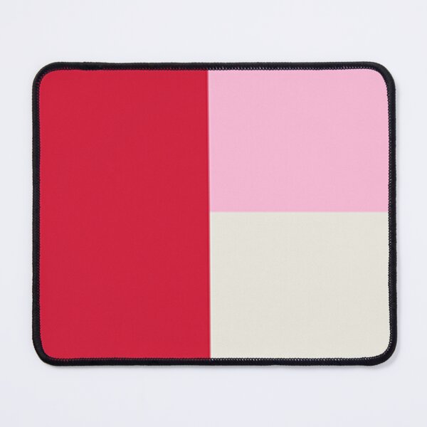 Item preview, RED COTTON CANDY PINK and CREAM 3 CHECKERS designed and sold by RachelMacht.