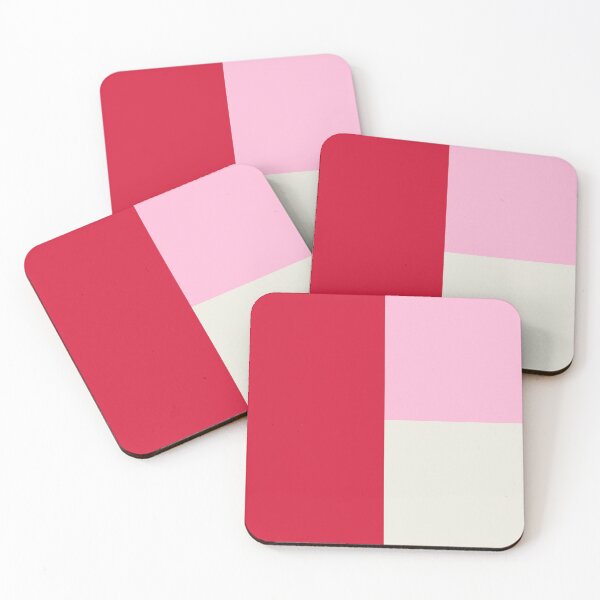 Item preview, RED COTTON CANDY PINK and CREAM 3 CHECKERS designed and sold by RachelMacht.