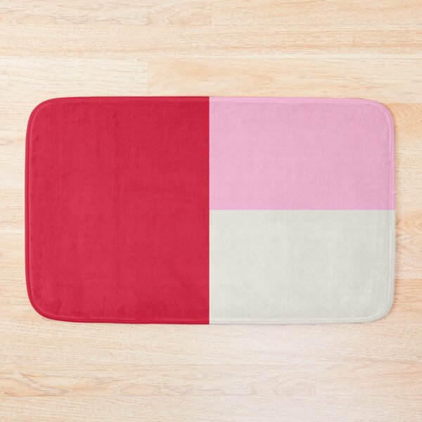 Item preview, RED COTTON CANDY PINK and CREAM 3 CHECKERS designed and sold by RachelMacht.