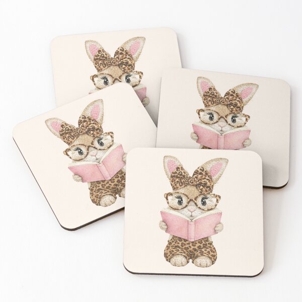 Item preview, Bunny Reading a Book - Cute Book Lover Gift, Easter Bunny Bookworm Moms, Spring Gift for Readers, Mother's Day Present designed and sold by MakitoDesign.