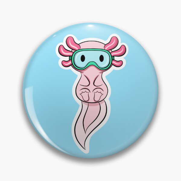 Item preview, Scuba Axolotl designed and sold by NatJustDoodles.