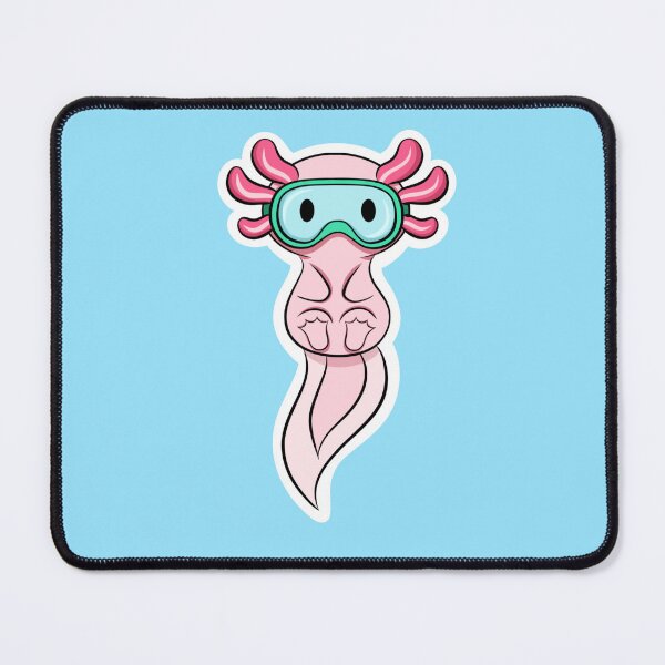 Item preview, Scuba Axolotl designed and sold by NatJustDoodles.