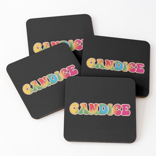 Item preview, ❤️ Candice Personalized Name Wavy Retro Shirt, Coffee Mug, Sticker Gift designed and sold by HelixPedia.