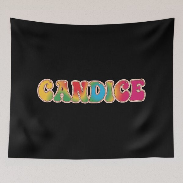 Item preview, ❤️ Candice Personalized Name Wavy Retro Shirt, Coffee Mug, Sticker Gift designed and sold by HelixPedia.