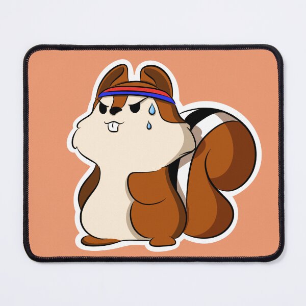 Item preview, Gym Squirrel designed and sold by NatJustDoodles.