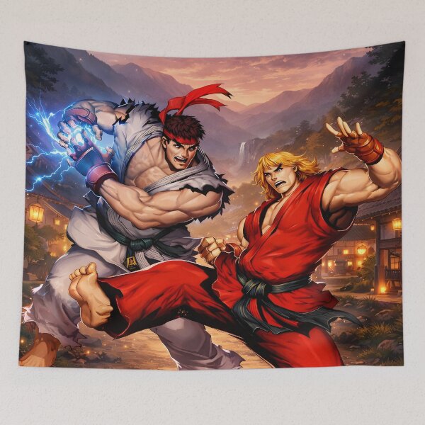 Item preview, Street Fighter - Ryu & Ken Masters designed and sold by Bikash-A7.