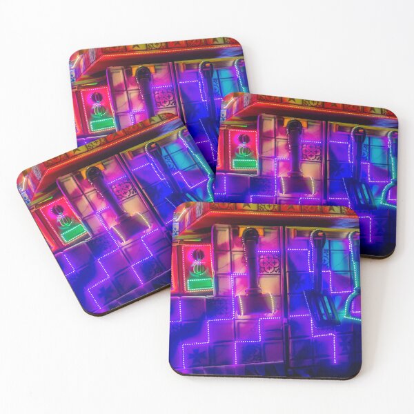 Item preview, Neon Carnival Game Wall With Hanging Hammers and Shovels at Night Fair Attraction designed and sold by Nmallia.