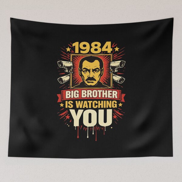 Item preview, Big brother is watching you. 1984 - George Orwell 2 designed and sold by storelibertys.