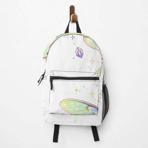 Item preview, Manifesting Luna Moth – Mystical Pastel Moth with Crystals & Stars designed and sold by etuvibes.