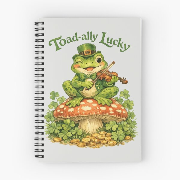 Item preview, Toad-ally Lucky - St. Patrick's Day Frog designed and sold by DigitalGlade.