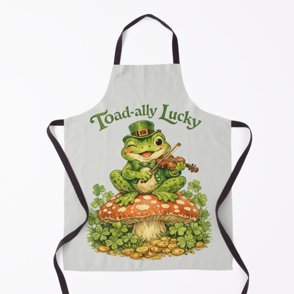 Item preview, Toad-ally Lucky - St. Patrick's Day Frog designed and sold by DigitalGlade.