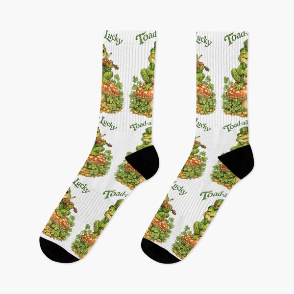 Item preview, Toad-ally Lucky - St. Patrick's Day Frog designed and sold by DigitalGlade.