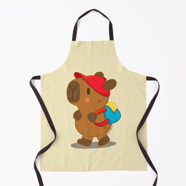 Item preview, Capybara with backpack designed and sold by julianamotzko.