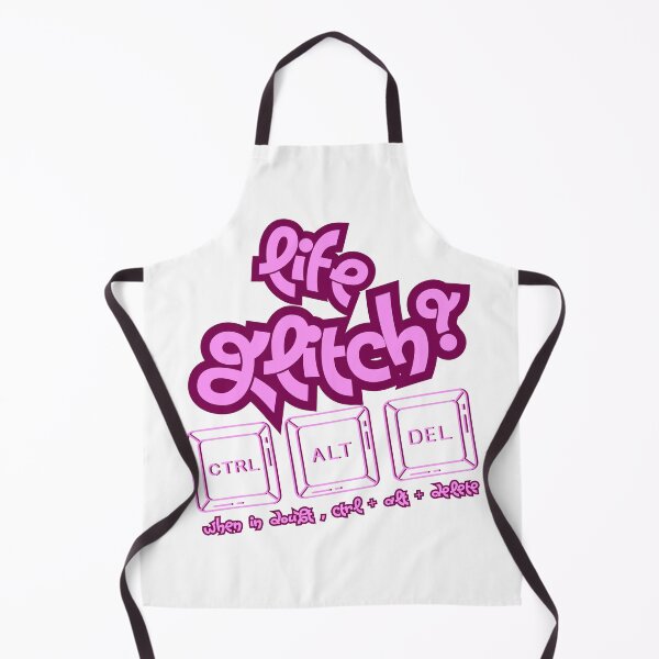 Item preview, Life Glitch with Ctrl Alt Del keys designed and sold by MWShirtDesign.