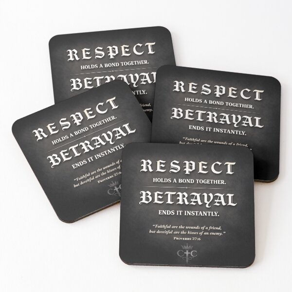 Item preview, respect betrayal designed and sold by OCD_JESSICA.