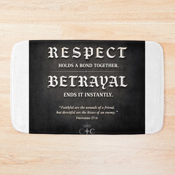 Item preview, respect betrayal designed and sold by ocd_Jessica.
