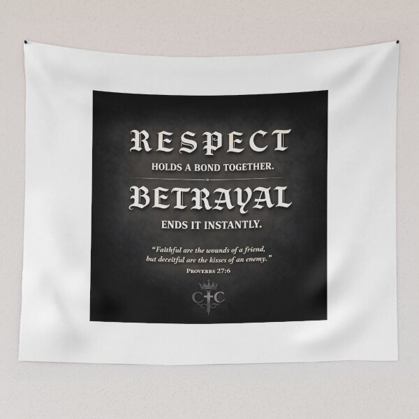Item preview, respect betrayal designed and sold by OCD_JESSICA.