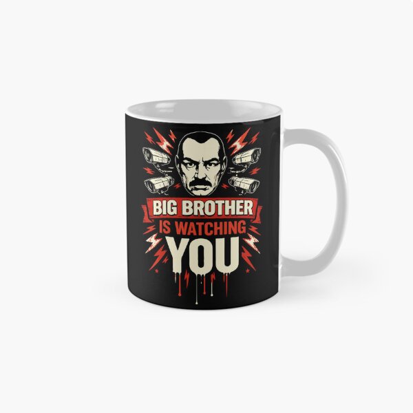 Item preview, Big brother is watching you. 1984 - George Orwell 3 designed and sold by storelibertys.