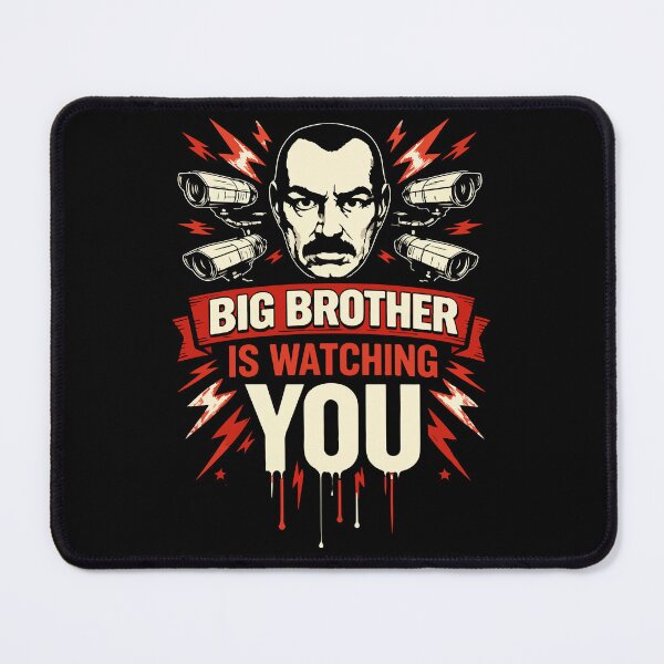 Item preview, Big brother is watching you. 1984 - George Orwell 3 designed and sold by storelibertys.