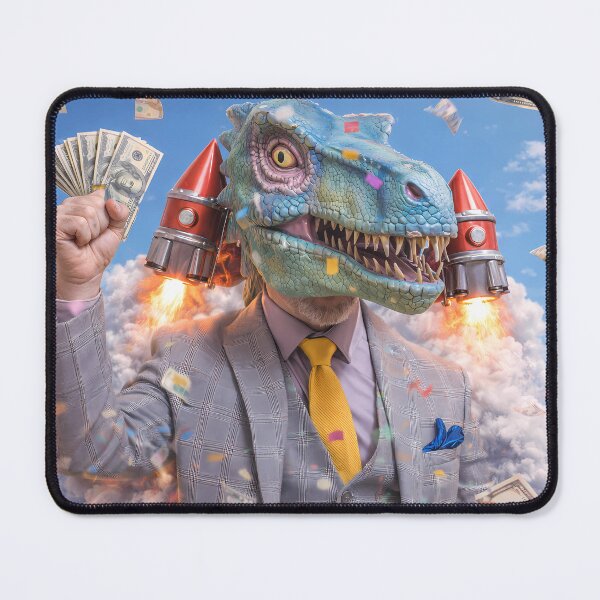 Item preview, Funny Dinosaur Head Business Art designed and sold by adobtsony.