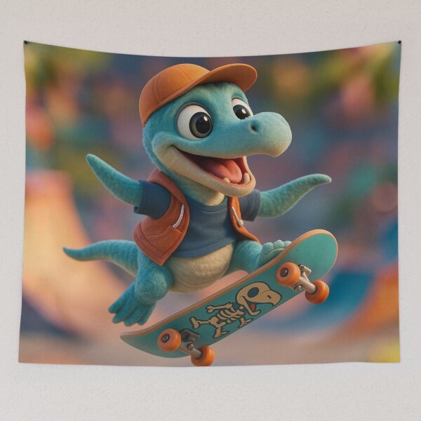 Item preview, Skater Plesiosaur designed and sold by Sillytoe.