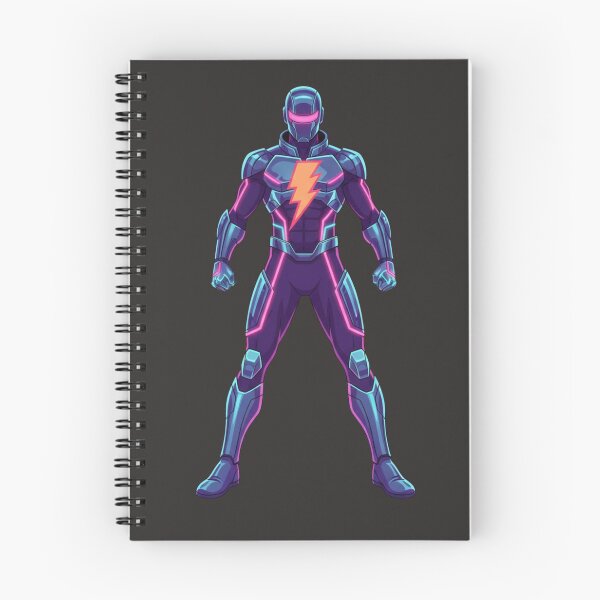 Item preview, Modern Hero-Style Robot with Lightning Emblem designed and sold by Bittor18.