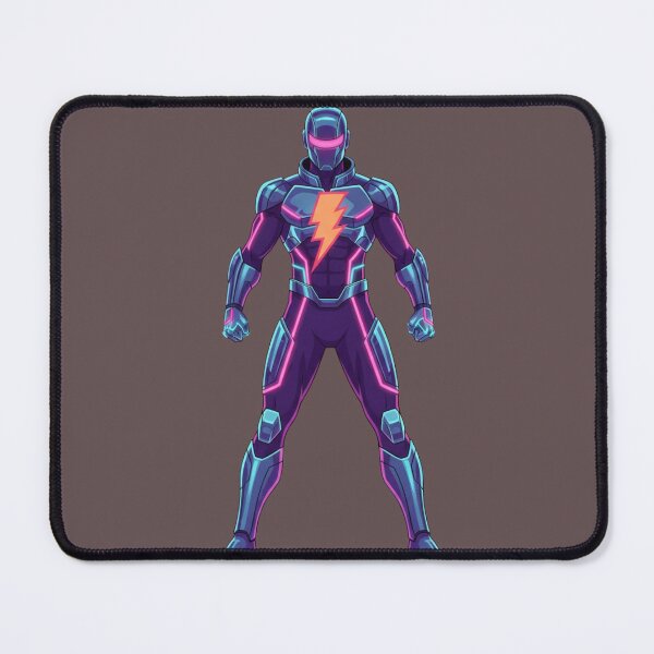 Item preview, Modern Hero-Style Robot with Lightning Emblem designed and sold by Bittor18.