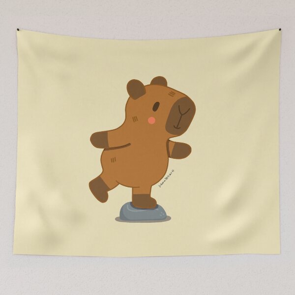 Item preview, Capybara balancing 2 designed and sold by julianamotzko.