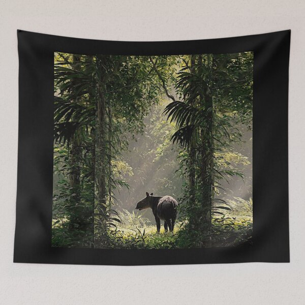 Item preview,  Surreal Tapir in Vibrant Rain Forest Bulk #15 designed and sold by Helios Be. Lavsh.